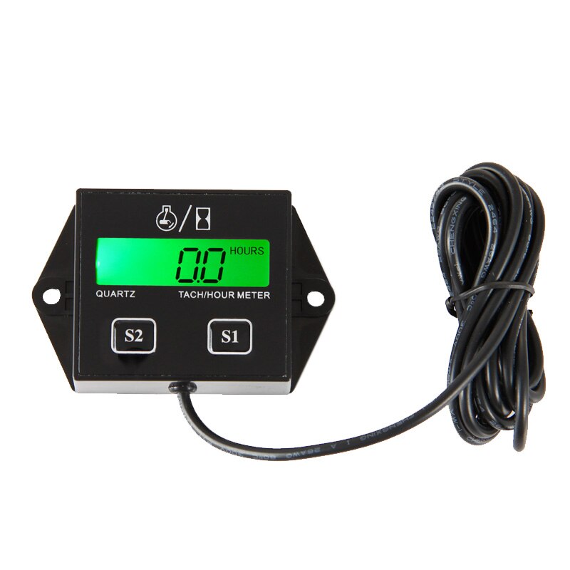 Ʈ   LCD atv   ٱ   ũν UTV ܵ     ȸ ӵ /Backlight inductive digital LCD Hour meter tachometer for atv motorcycle gene